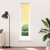 VidaXL store enrouleur 40x230 cm tissu occultant jaune largeur 35,7 cm