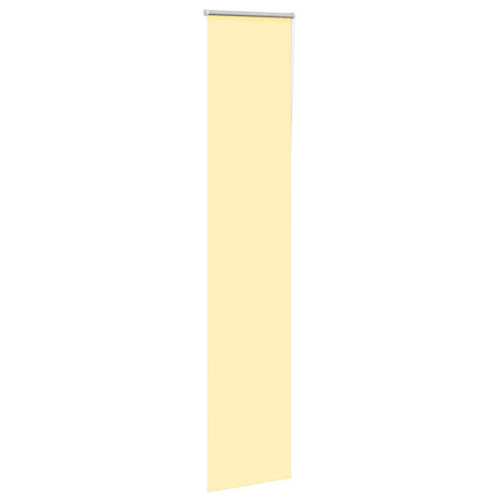VidaXL store enrouleur 40x230 cm tissu occultant jaune largeur 35,7 cm