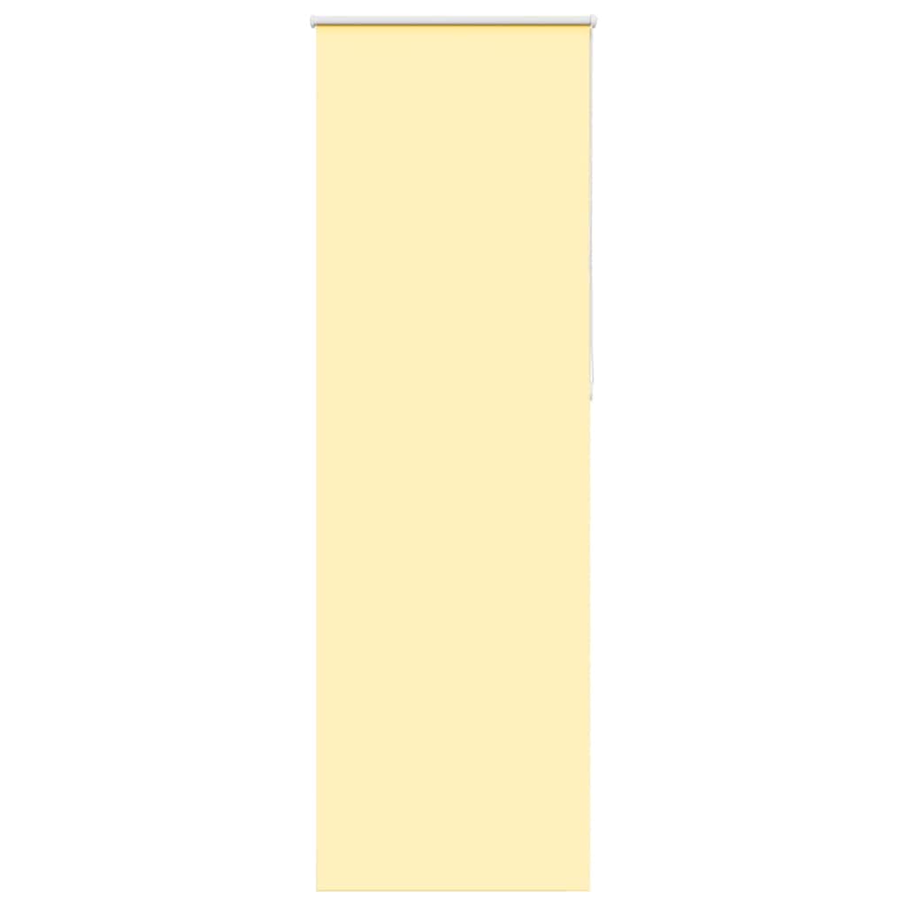 Vidaxx store enrouleur occultant 85x230 cm, largeur du tissu 80,7 cm jaune