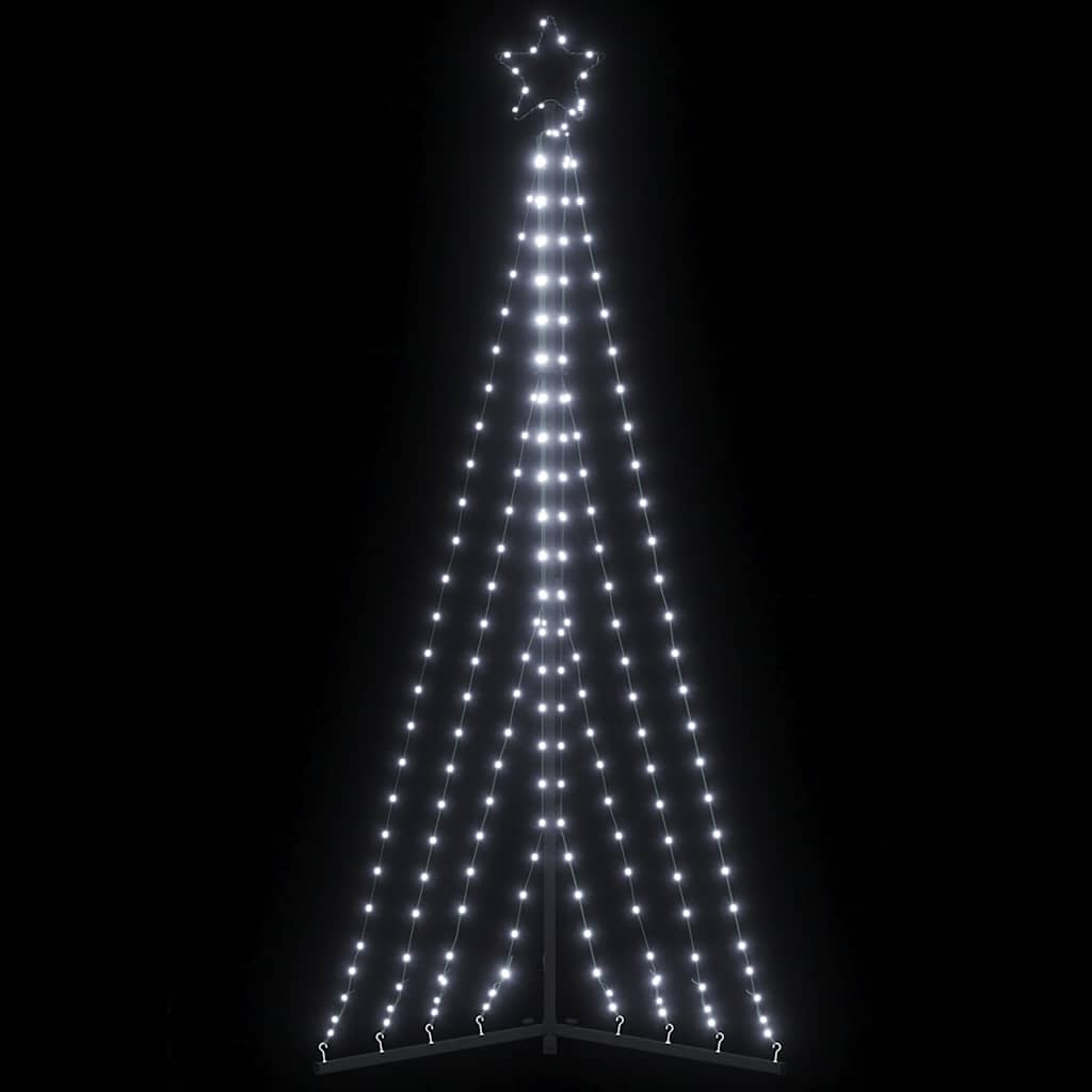 Vidaxl led-kerstboom 339 leds koud wit 182 cm