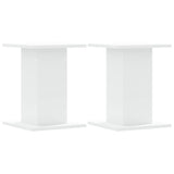 VidaXL supports pour plantes 2 pcs 30x30x40 cm bois d'ingénierie blanc