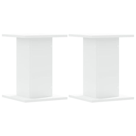 VidaXL supports pour plantes 2 pcs 30x30x40 cm bois d'ingénierie blanc