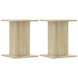 VidaXL Supports pour plantes 2 pcs 30x30x40 cm bois d'ingénierie chêne sonoma