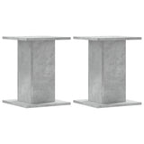 Vidaxx supports pour plantes 2 pcs 30x30x40 cm bois d'ingénierie béton gris