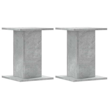 Vidaxx supports pour plantes 2 pcs 30x30x40 cm bois d'ingénierie béton gris