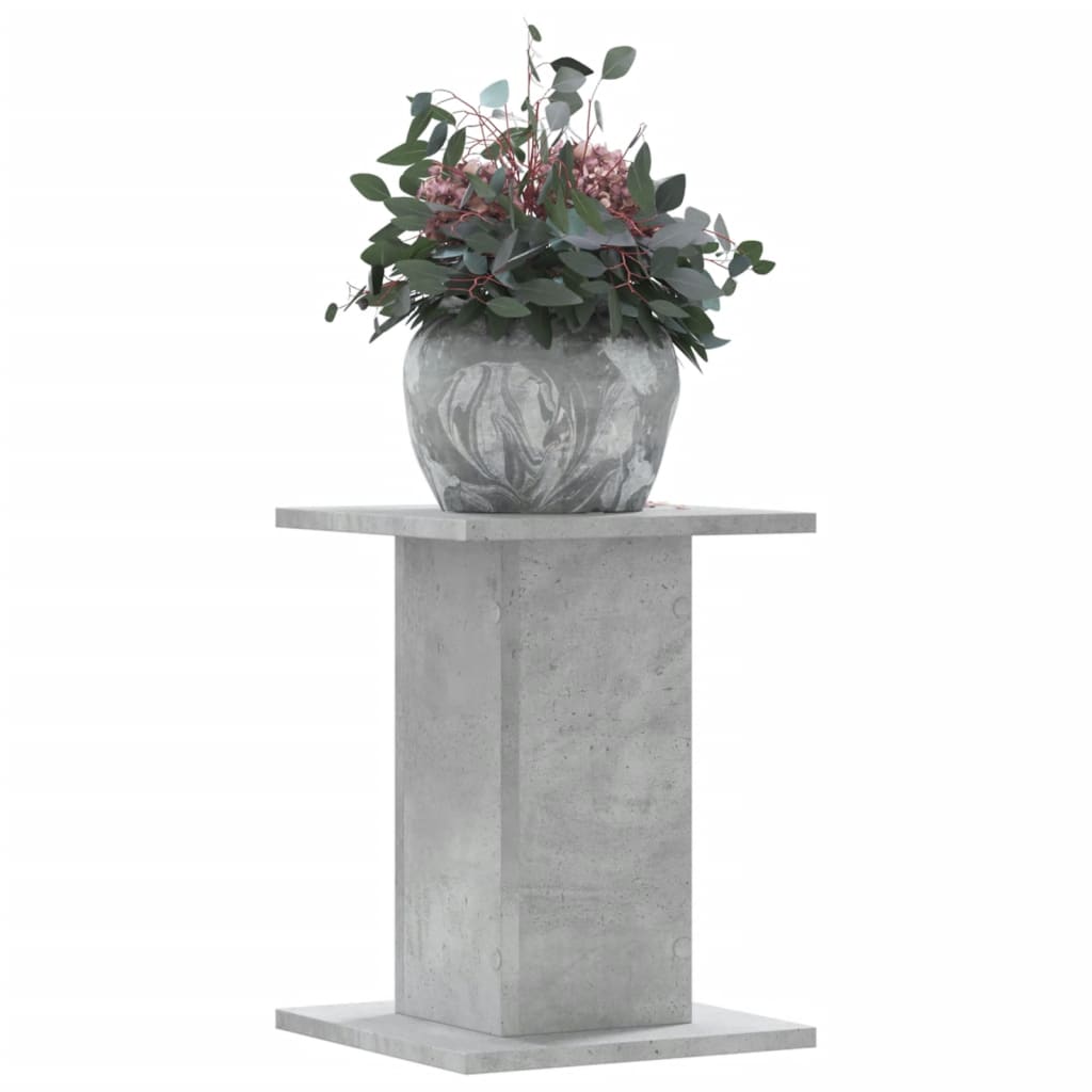 Vidaxx supports pour plantes 2 pcs 30x30x40 cm bois d'ingénierie béton gris