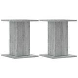 VidaXL supports pour plantes 2 pcs 30x30x40 cm bois d'ingénierie gris sonoma