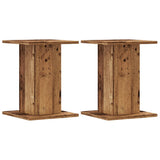 Vidaxx supports pour plantes 2 pcs 30x30x40 cm bois traité, couleur bois ancien