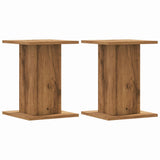 Vidaxx porte-plantes 2 pcs 30x30x40 cm bois chêne artisanal