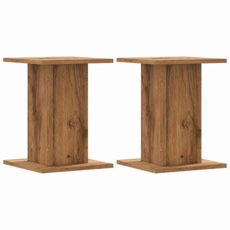 Vidaxx porte-plantes 2 pcs 30x30x40 cm bois chêne artisanal