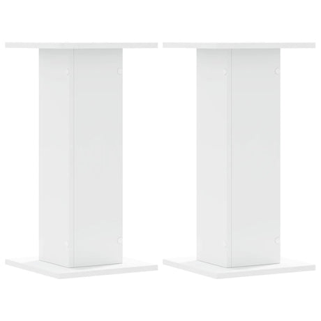 Vidaxx supports pour plantes 2 pcs 30x30x60 cm bois d'ingénierie blanc