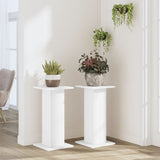 Vidaxx supports pour plantes 2 pcs 30x30x60 cm bois d'ingénierie blanc