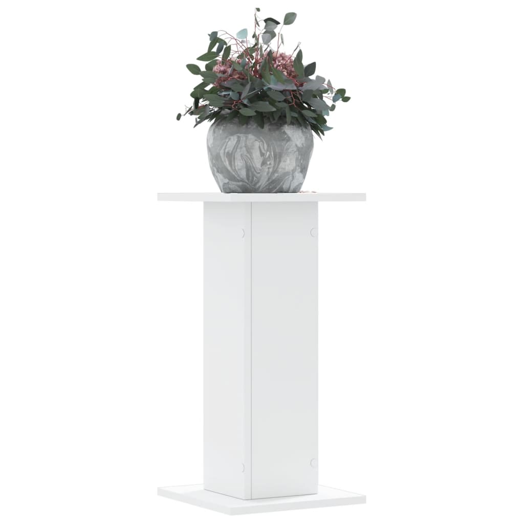Vidaxx supports pour plantes 2 pcs 30x30x60 cm bois d'ingénierie blanc