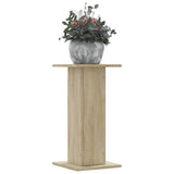 Vidaxxl supports pour plantes 2 pcs 30x30x60 cm chêne sonoma en dérivé du bois