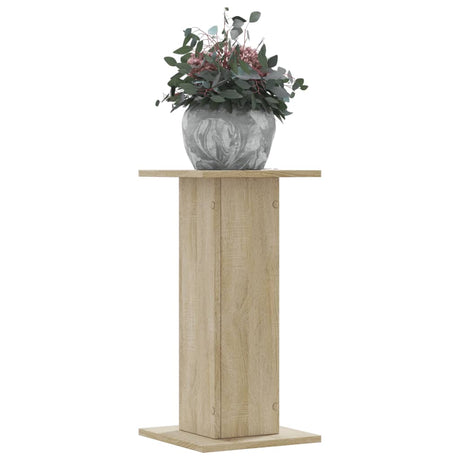 Vidaxxl supports pour plantes 2 pcs 30x30x60 cm chêne sonoma en dérivé du bois