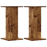 Vidaxx supports pour plantes 2 pcs 30x30x60 cm bois traité, couleur bois ancien