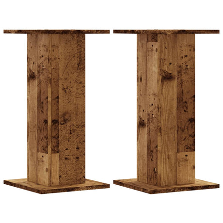 Vidaxx supports pour plantes 2 pcs 30x30x60 cm bois traité, couleur bois ancien