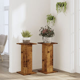 Vidaxx supports pour plantes 2 pcs 30x30x60 cm bois traité, couleur bois ancien