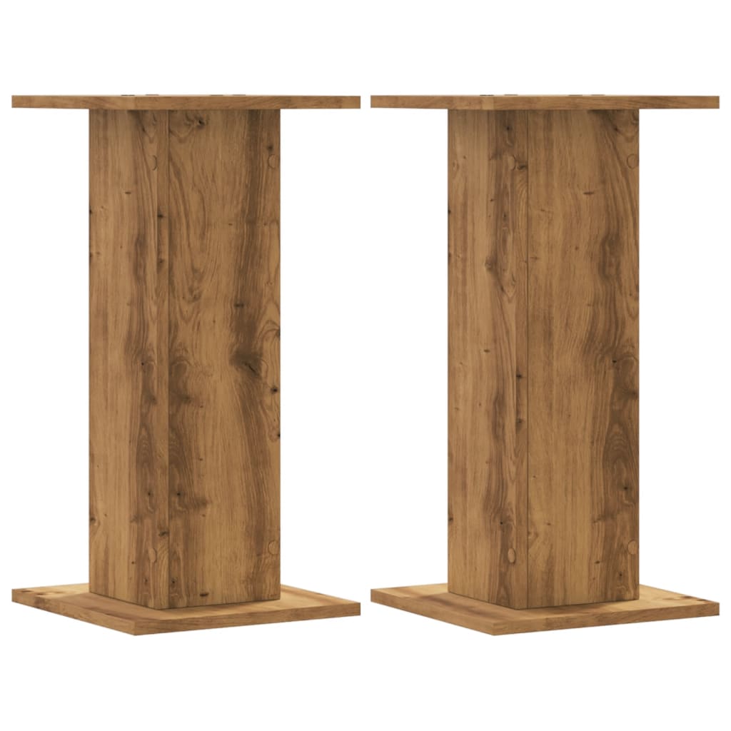 Vidaxx porte-plantes 2 pcs 30x30x60 cm bois chêne artisanal