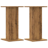 Vidaxx porte-plantes 2 pcs 30x30x60 cm bois chêne artisanal