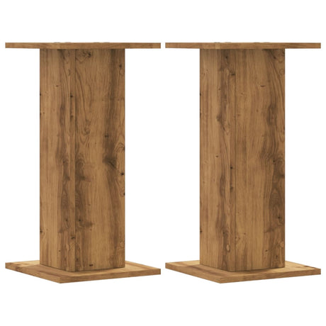 Vidaxx porte-plantes 2 pcs 30x30x60 cm bois chêne artisanal