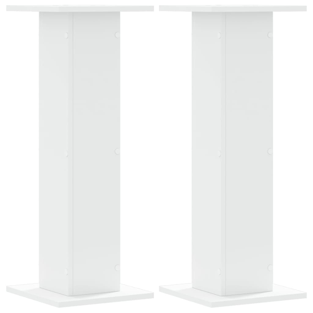 Vidaxx supports pour plantes 2 pcs 30x30x80 cm bois d'ingénierie blanc