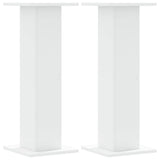 Vidaxx supports pour plantes 2 pcs 30x30x80 cm bois d'ingénierie blanc