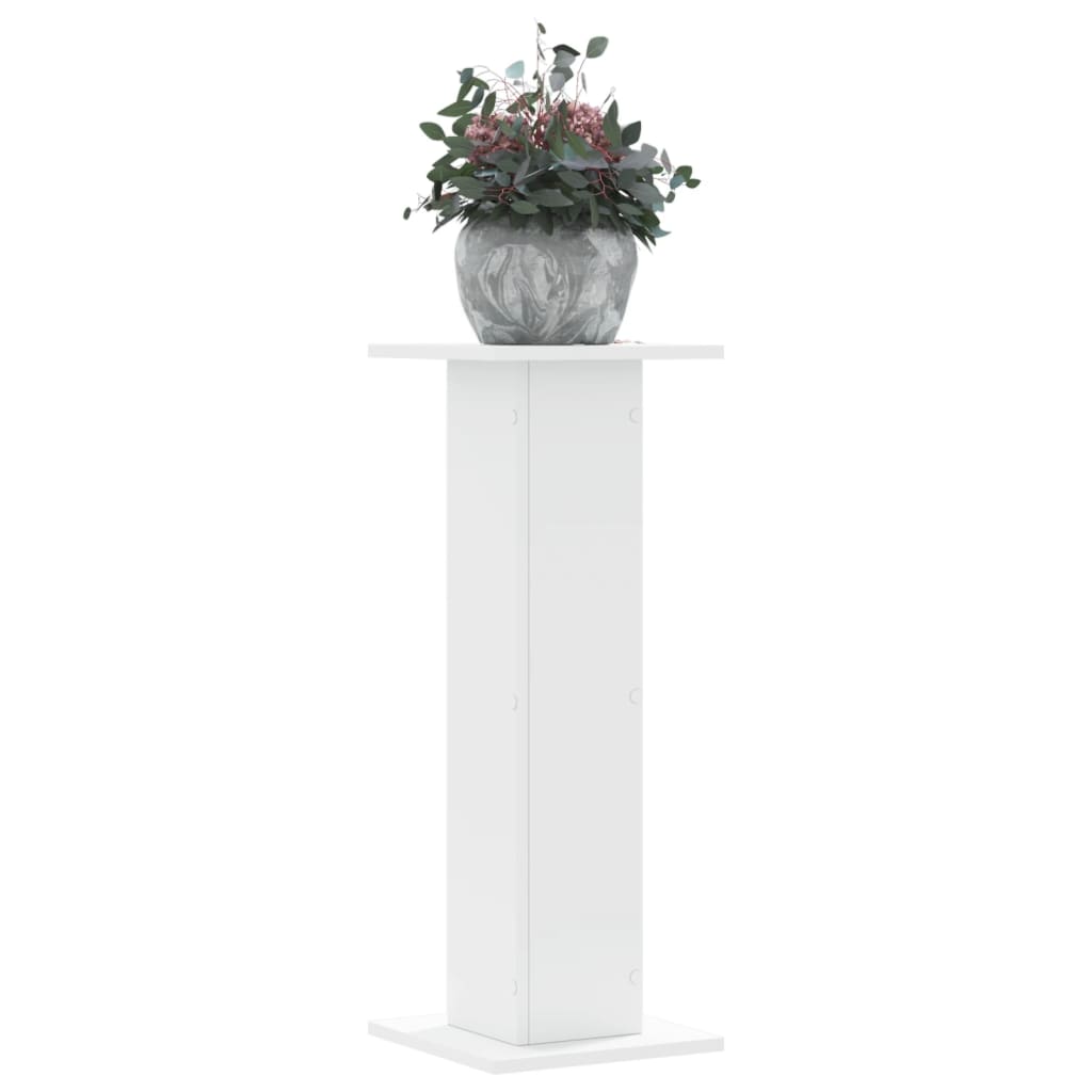 Vidaxx supports pour plantes 2 pcs 30x30x80 cm bois d'ingénierie blanc
