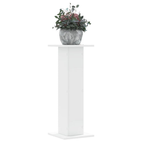 Vidaxx supports pour plantes 2 pcs 30x30x80 cm bois d'ingénierie blanc
