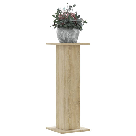 VidaXL supports pour plantes 2 pcs 30x30x80 cm bois d'ingénierie chêne sonoma