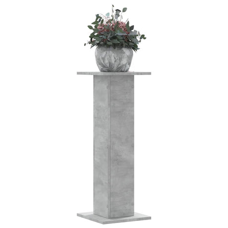 Vidaxx supports pour plantes 2 pcs 30x30x80 cm bois d'ingénierie béton gris