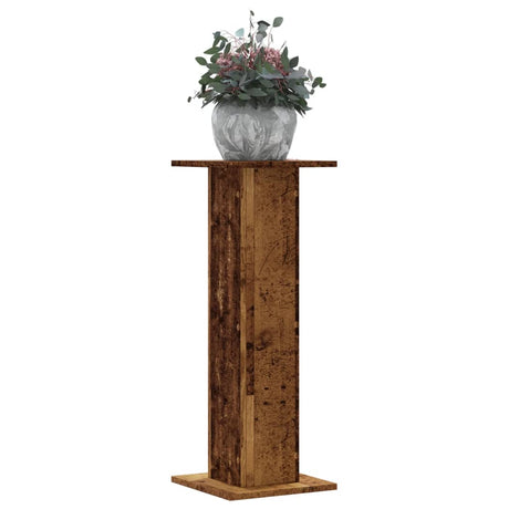 VidaXL Supports pour plantes 2 pcs 30x30x80 cm bois traité, couleur bois ancien