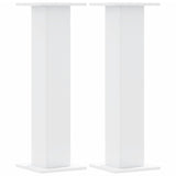 Vidaxx supports pour plantes 2 pcs 30x30x95 cm bois d'ingénierie blanc