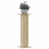 Vidaxl plantenstandaards 2 st 30x30x95 cm bewerkt hout sonoma eiken