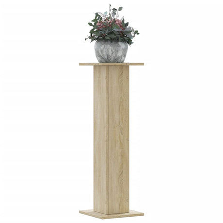 Vidaxx supports pour plantes 2 pcs 30x30x95 cm bois d'ingénierie chêne sonoma