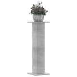 Vidaxx supports pour plantes 2 pcs 30x30x95 cm bois d'ingénierie béton gris