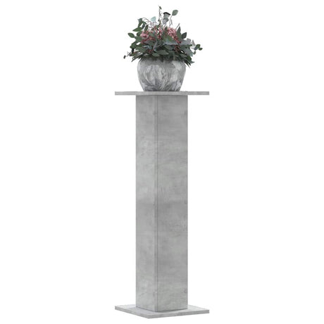 Vidaxx supports pour plantes 2 pcs 30x30x95 cm bois d'ingénierie béton gris