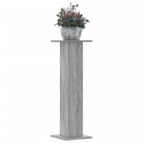 VidaXL Planting stands 2 pcs 30x30x95 cm Processed Wood Gray Sonoma