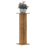 VidaXL supports pour plantes 2 pcs 30x30x95 cm bois chêne artisanal