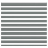 VidaXL store enrouleur zèbre 155x100 cm largeur de tissu 150,9 cm gris foncé