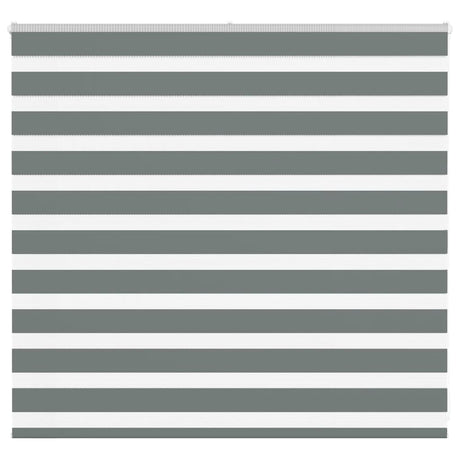 Vidaxx store enrouleur zèbre 160x100 cm largeur de tissu 155,9 cm gris foncé