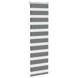 Vidaxl Zebra roller blind 40x150 cm dust width 35.9 cm dark gray