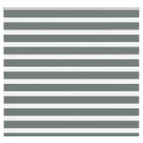 VidaXL store enrouleur zèbre 155x150 cm largeur de tissu 150,9 cm gris foncé