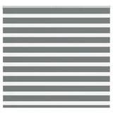 VidaXL store enrouleur zèbre 160x150 cm largeur de tissu 155,9 cm gris foncé