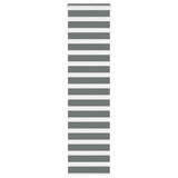 Vidaxx store enrouleur zèbre 55x200 cm largeur de tissu 50,9 cm gris foncé