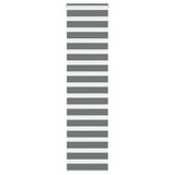 Vidaxx store enrouleur zèbre 70x200 cm largeur de tissu 65,9 cm gris foncé