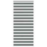 VidaXL store enrouleur zèbre 95x200 cm largeur de tissu 90,9 cm gris foncé