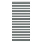VidaXL store enrouleur zèbre 110x200 cm largeur de tissu 105,9 cm gris foncé