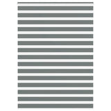 VidaXL store enrouleur zèbre 155x200 cm largeur de tissu 150,9 cm gris foncé