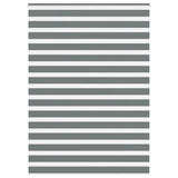 Vidaxl Zebra roller blind 160x200 cm Fabric width 155.9 cm dark gray